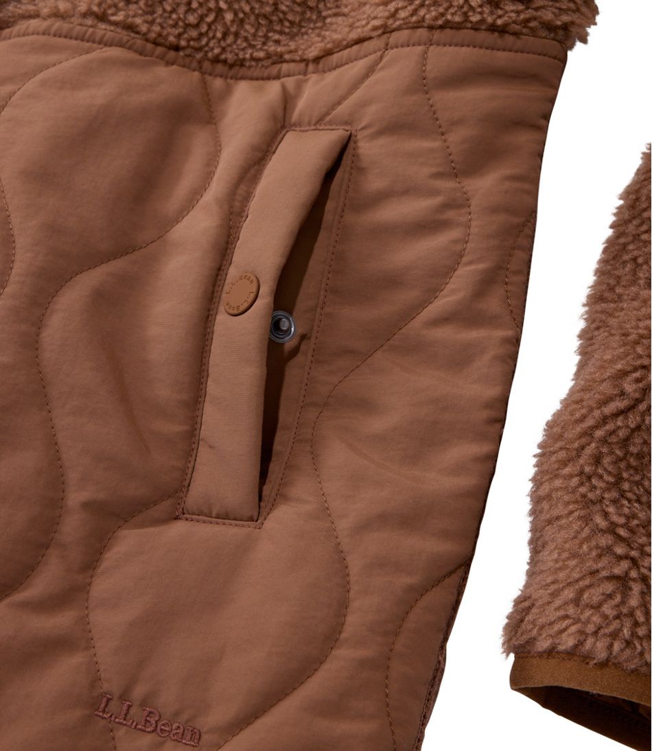 Women's Bean's Mixed Media Sherpa Fleece Jacket | L.L.Bean discount