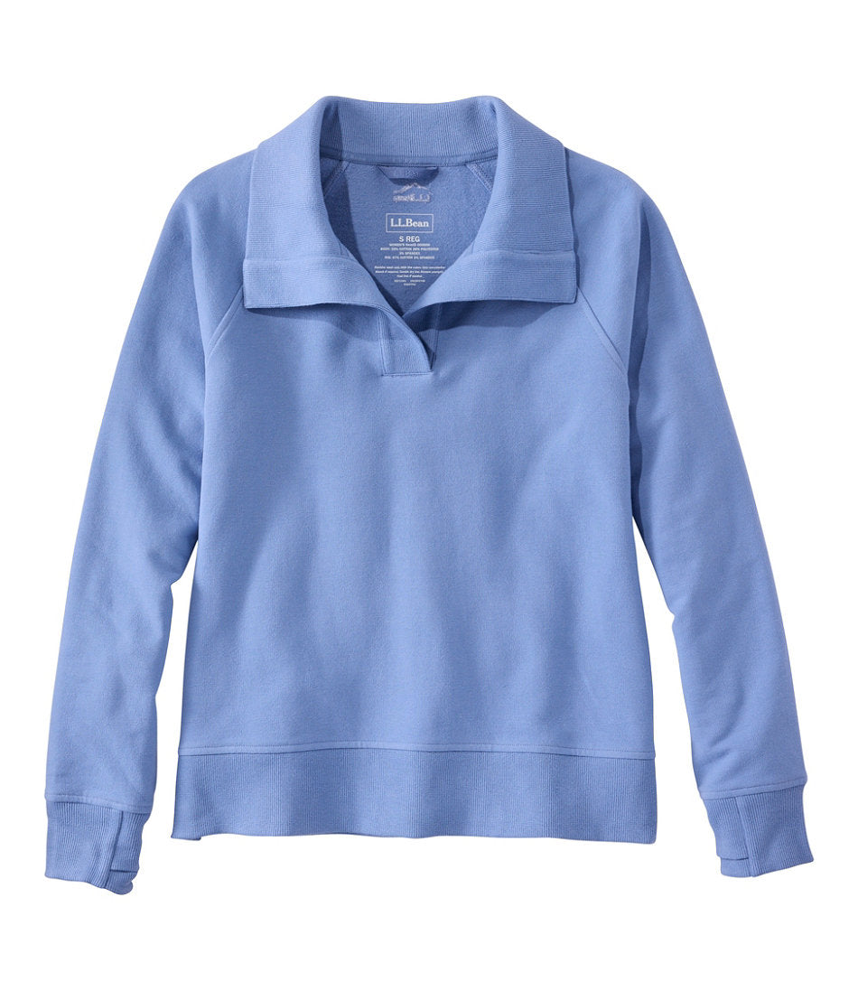 Women's Bean's Cozy Splitneck Pullover Sweatshirt | L.L.Bean for sale
