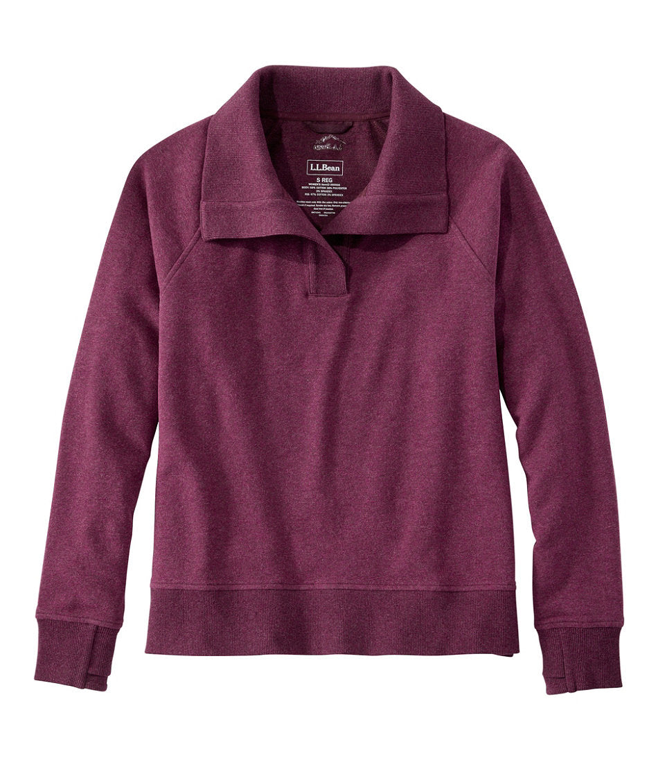 Women's Bean's Cozy Splitneck Pullover Sweatshirt | L.L.Bean for sale