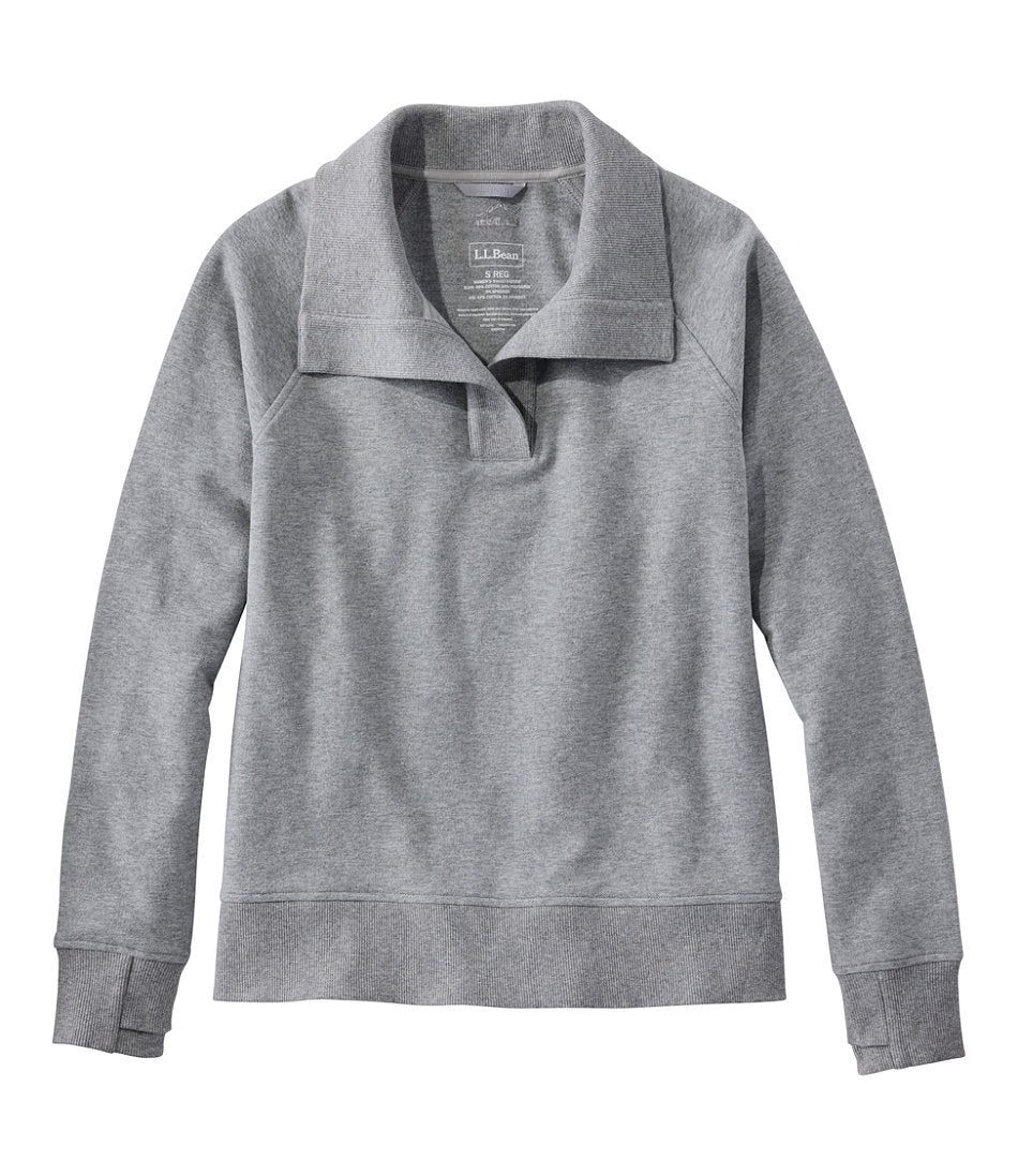 Women's Bean's Cozy Splitneck Pullover Sweatshirt | L.L.Bean for sale