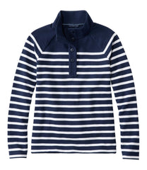 Women's Peaks Island Button Mockneck, Stripe | L.L.Bean near me