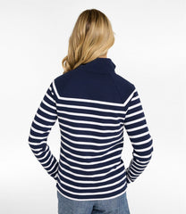 Women's Peaks Island Button Mockneck, Stripe | L.L.Bean near me
