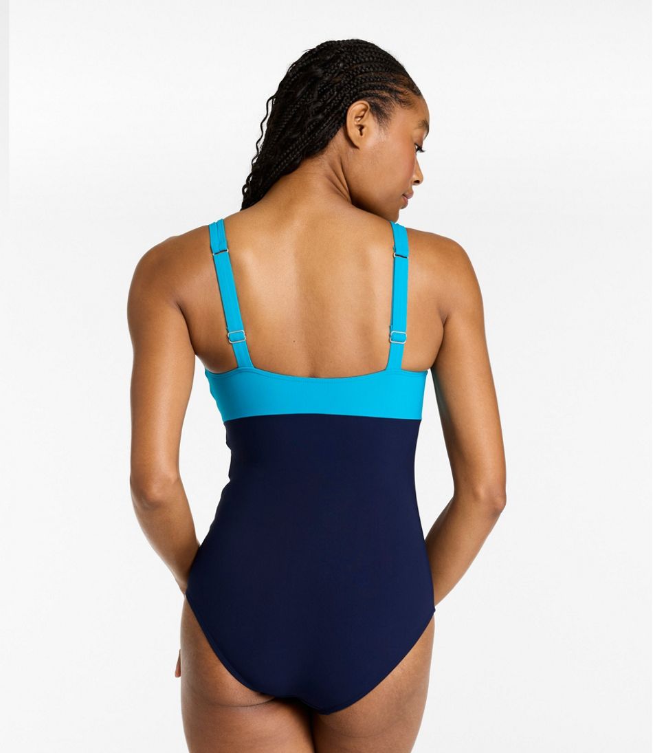 Women's Shaping Sweetheart Tanksuit, Colorblock | L.L.Bean sale
