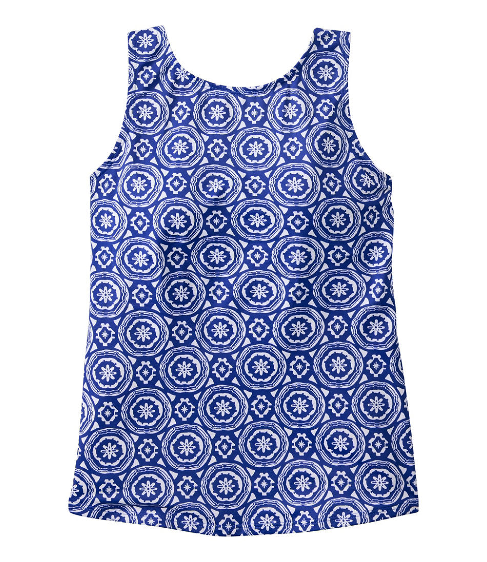 Women's BeanSport Highneck Tankini Top, Print | L.L.Bean outlet