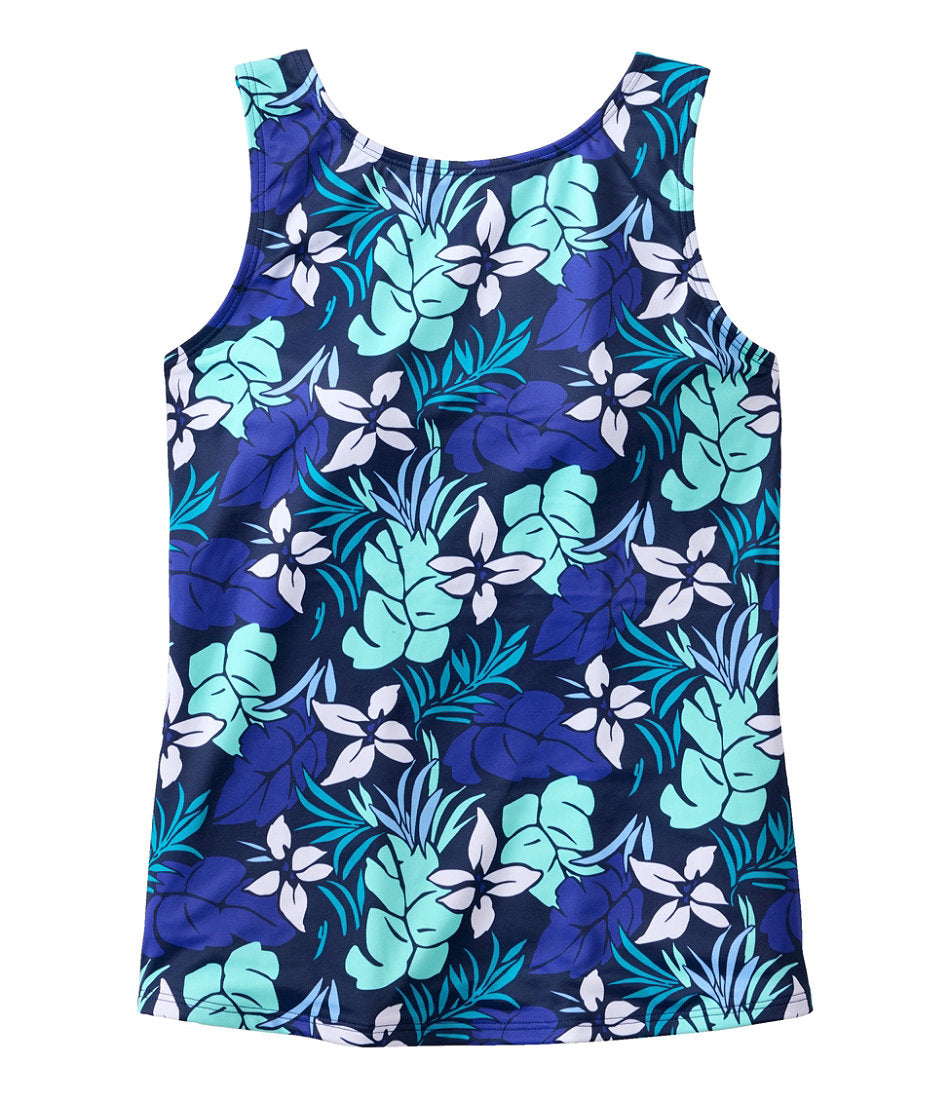 Women's BeanSport Highneck Tankini Top, Print | L.L.Bean outlet