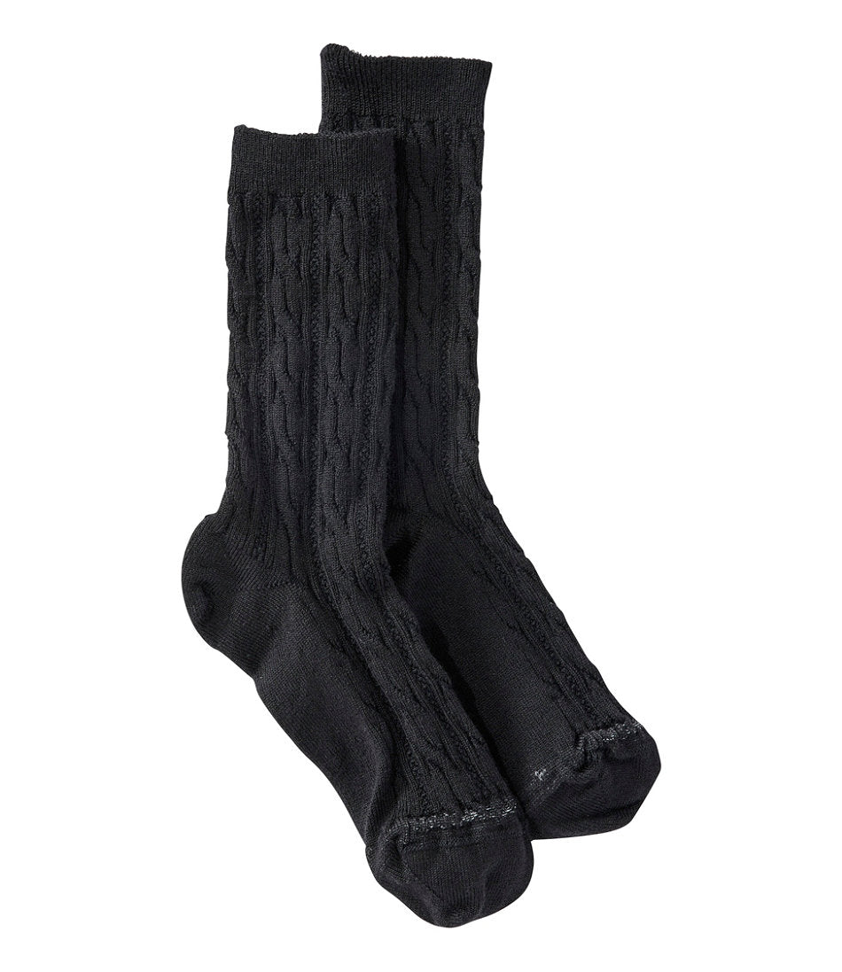 Women's Smartwool Everyday Cable Crew Socks | L.L.Bean discount