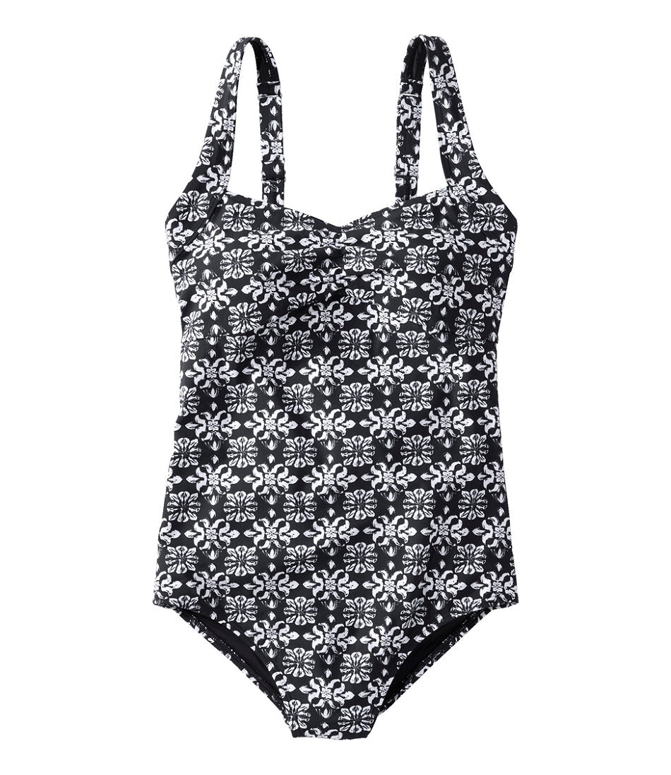 Women's Shaping Swimwear, Sweetheart Tanksuit Print | L.L.Bean online