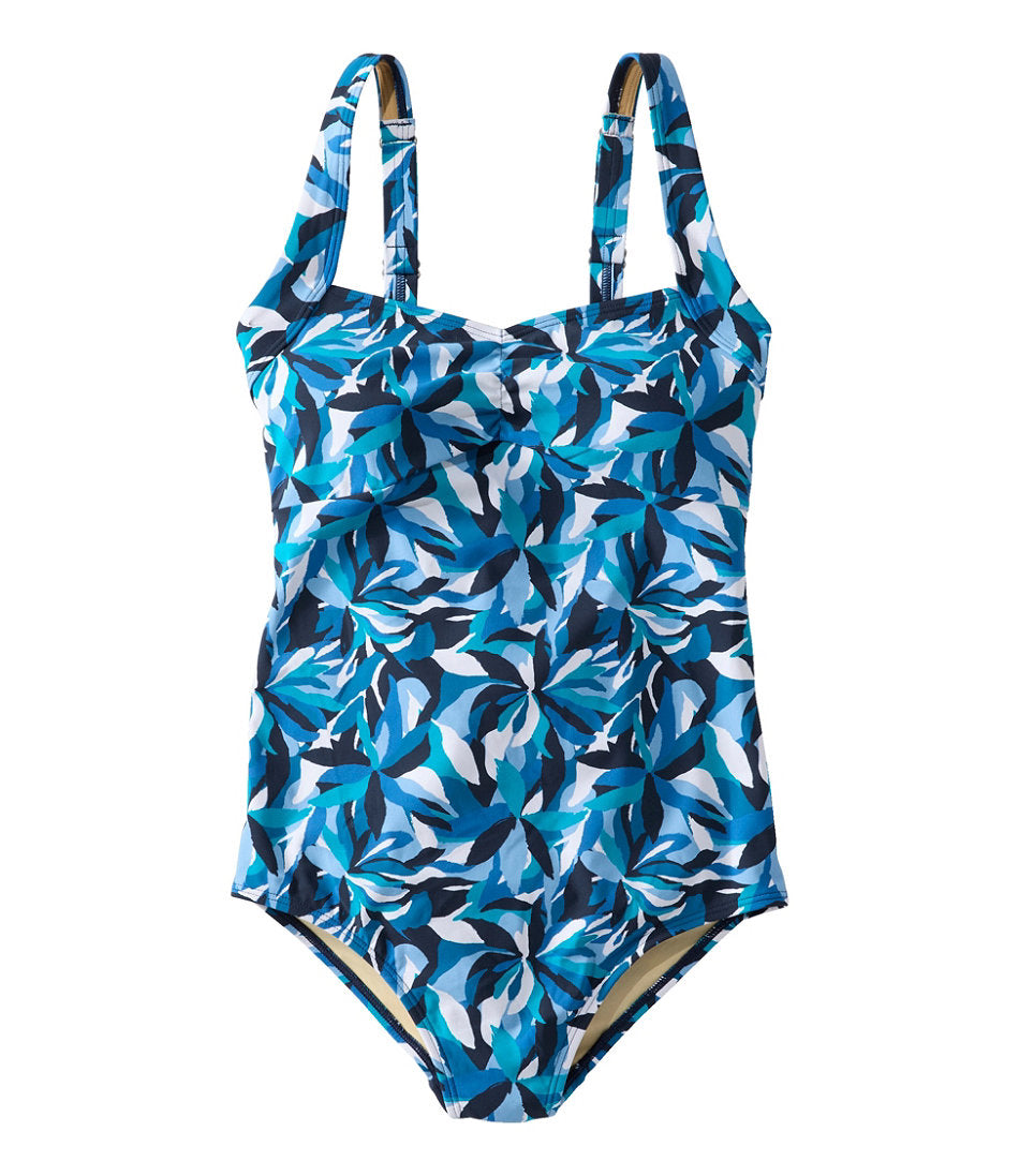 Women's Shaping Swimwear, Sweetheart Tanksuit Print | L.L.Bean online