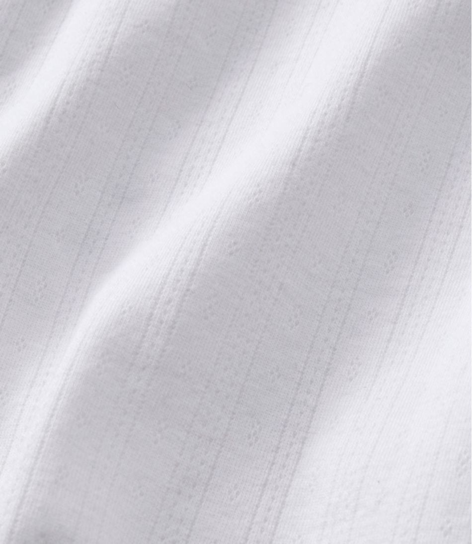 Women's Signature Premium Essential Pointelle Tee, Elbow-Sleeve Scoopneck | L.L.Bean sale