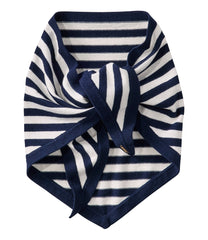 Women's Cotton/Cashmere Knit Triangle Scarf, Striped | L.L.Bean on sale