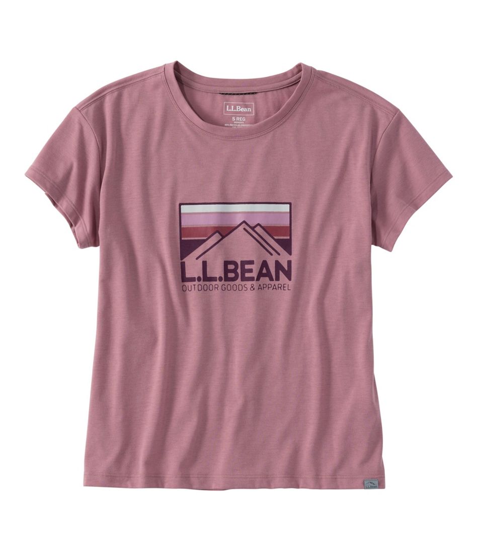 Women's Mountainside Crewneck Tee, Short-Sleeve Graphic | L.L.Bean sale