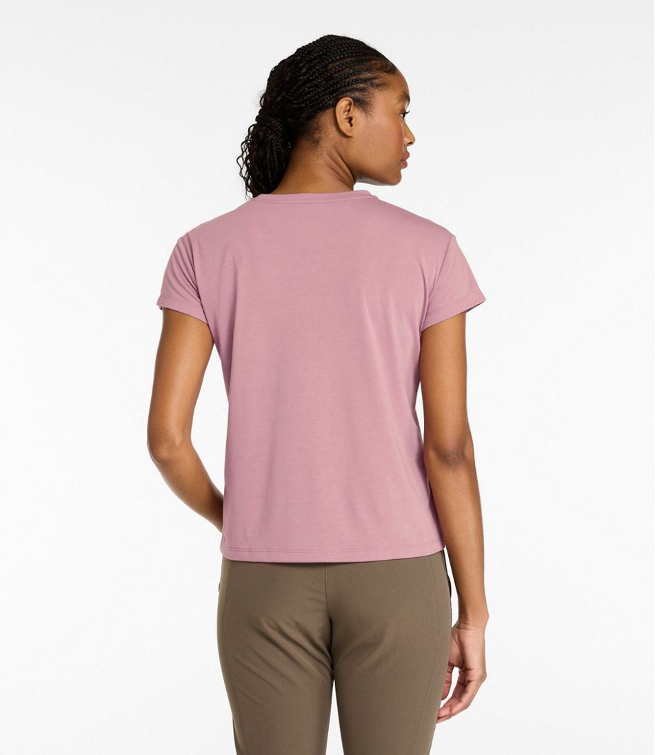 Women's Mountainside V-Neck Pocket Tee, Short Sleeve | L.L.Bean discount