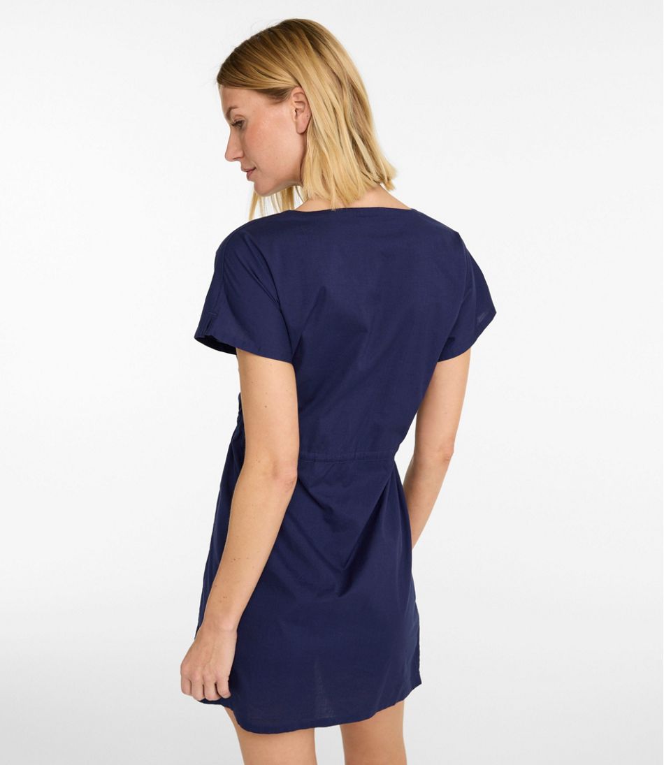 Women's L.L.Bean Coastal Cotton Cover-Up Caftan | L.L.Bean for sale