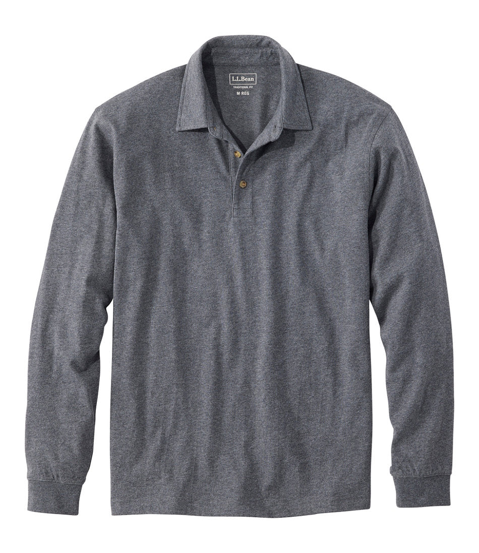 Men's Carefree Unshrinkable Polo, Long-Sleeve, Without Pocket | L.L.Bean near me