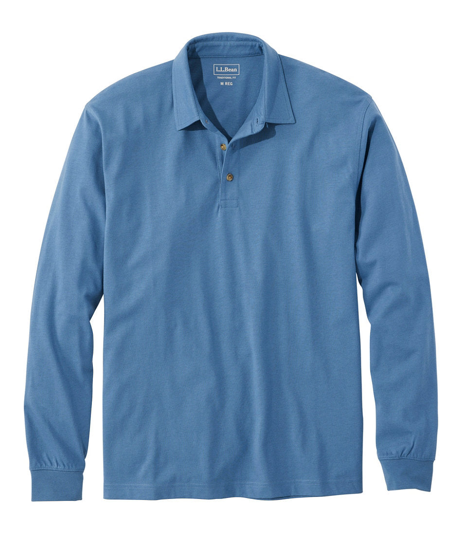 Men's Carefree Unshrinkable Polo, Long-Sleeve, Without Pocket | L.L.Bean near me