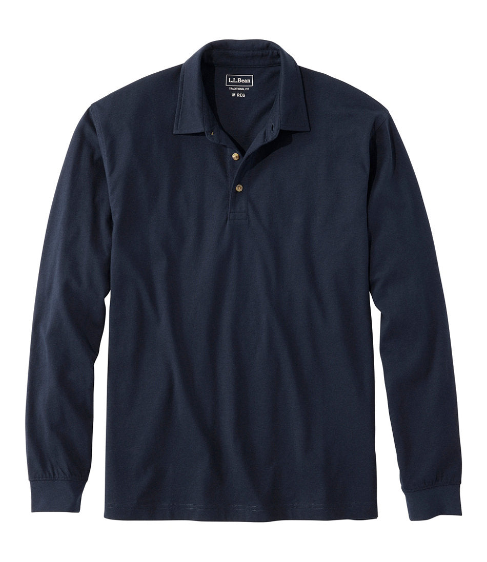 Men's Carefree Unshrinkable Polo, Long-Sleeve, Without Pocket | L.L.Bean near me