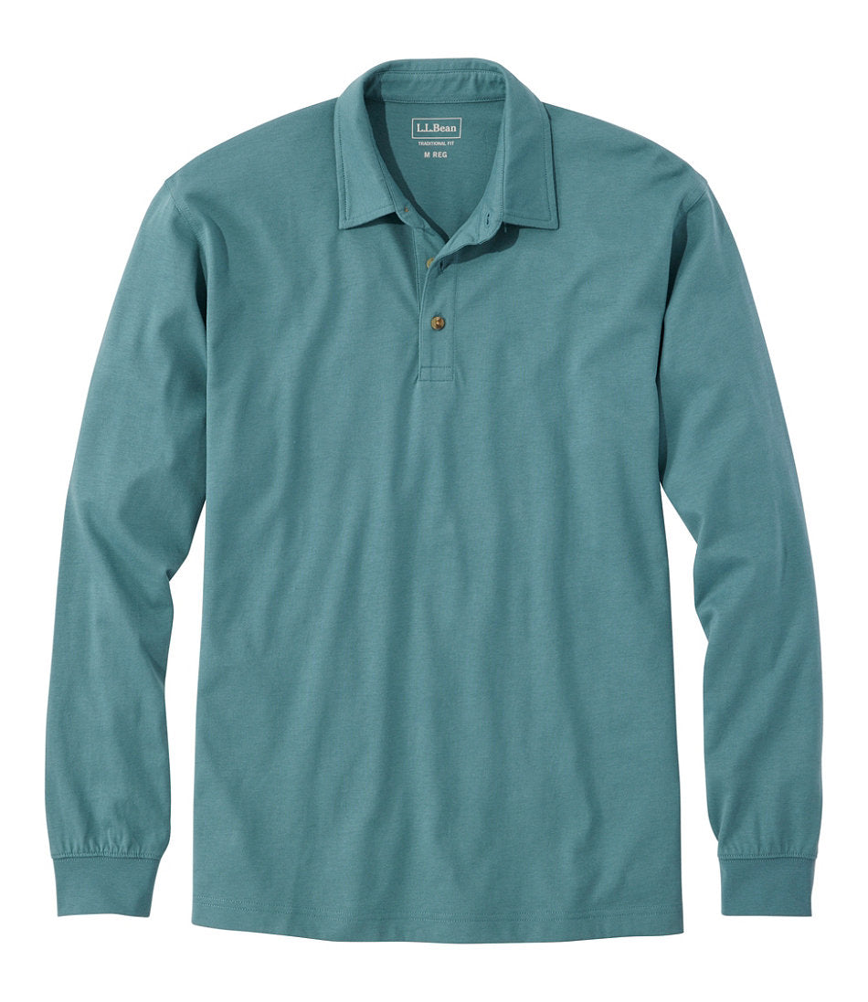Men's Carefree Unshrinkable Polo, Long-Sleeve, Without Pocket | L.L.Bean near me