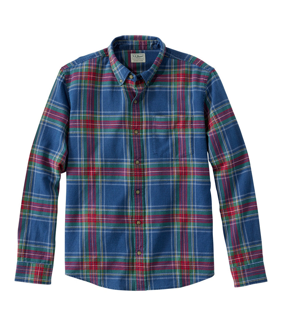 Men's Sunwashed Twill Shirt, Slightly Fitted Untucked Fit | L.L.Bean discount
