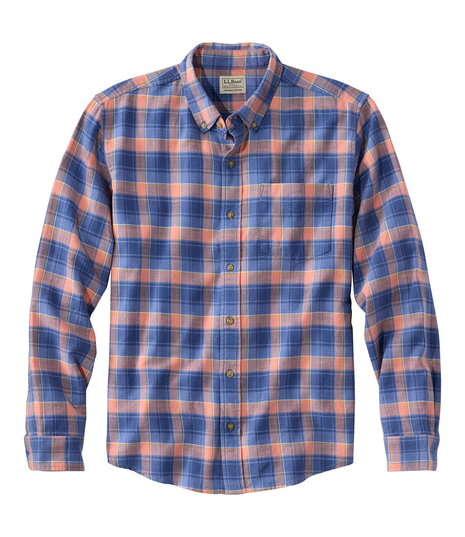 Men's Sunwashed Twill Shirt, Slightly Fitted Untucked Fit | L.L.Bean discount