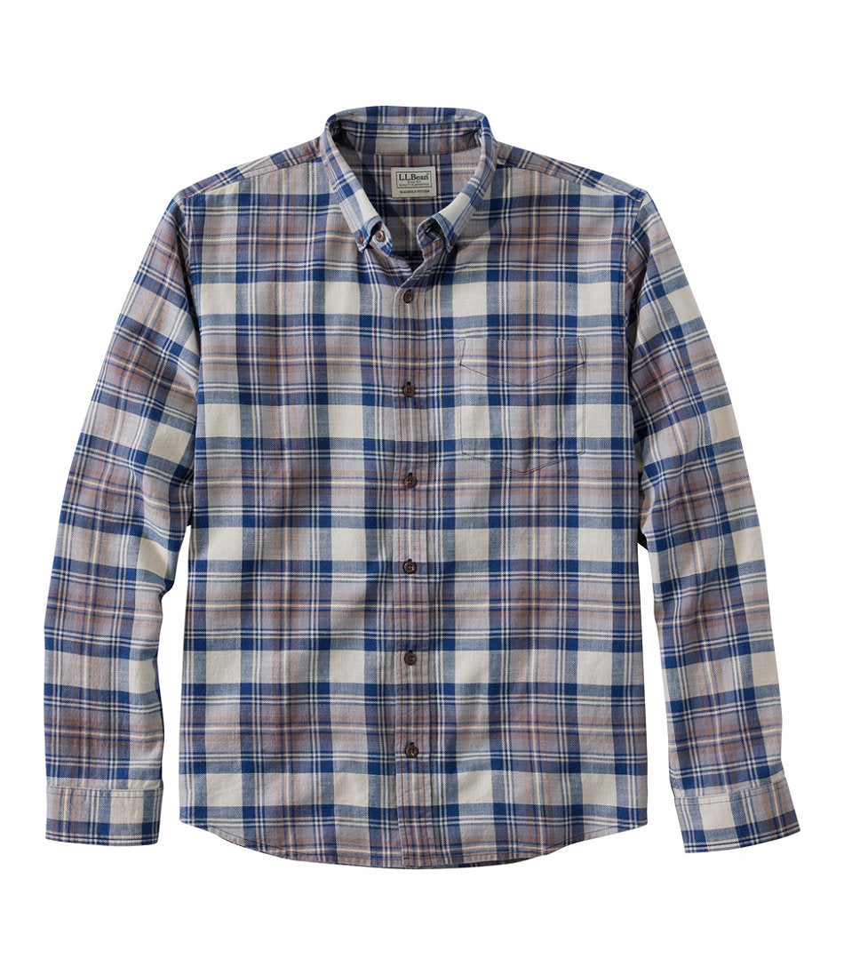 Men's Sunwashed Twill Shirt, Slightly Fitted Untucked Fit | L.L.Bean discount