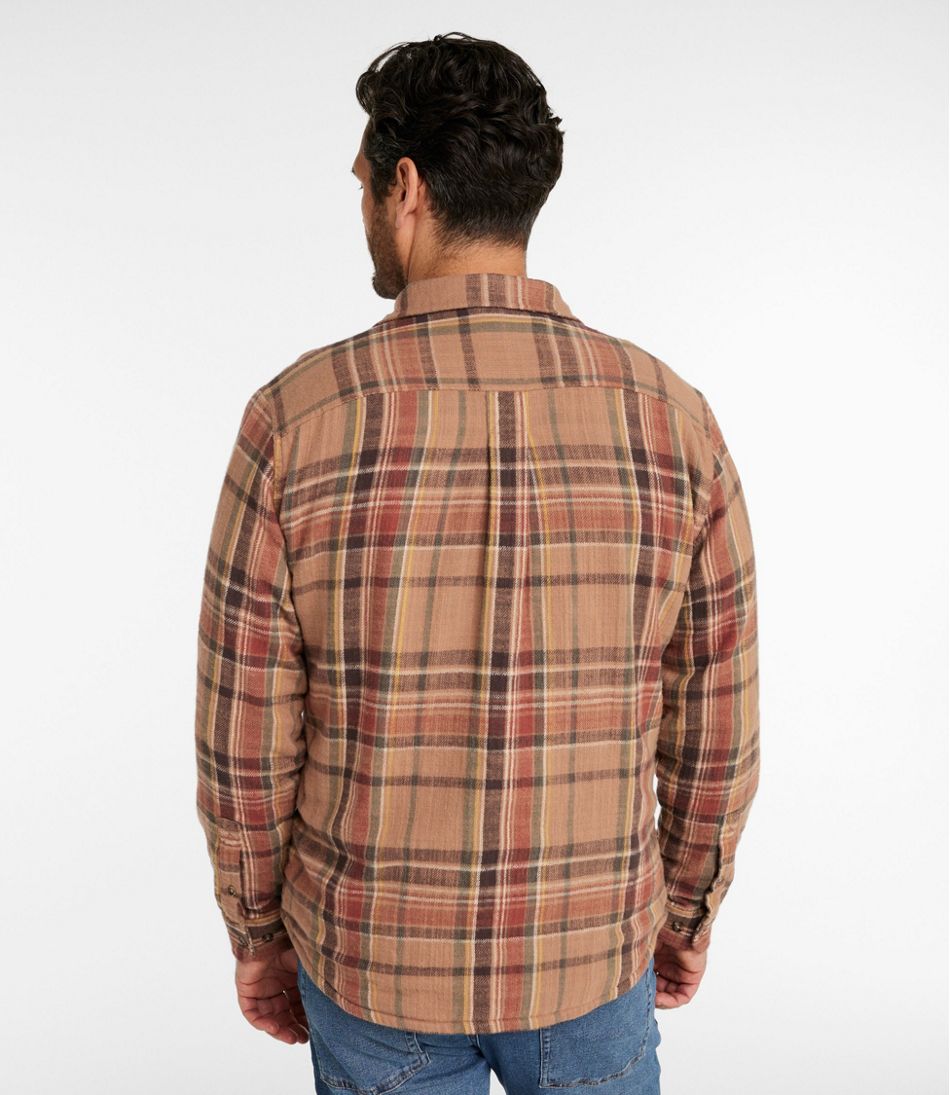 Men's 1912 Field Flannel Shirt, Lined, Slightly Fitted Untucked Fit, Plaid | L.L.Bean outlet