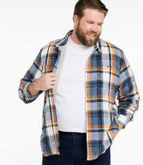 Men's 1912 Field Flannel Shirt, Lined, Slightly Fitted Untucked Fit, Plaid | L.L.Bean outlet