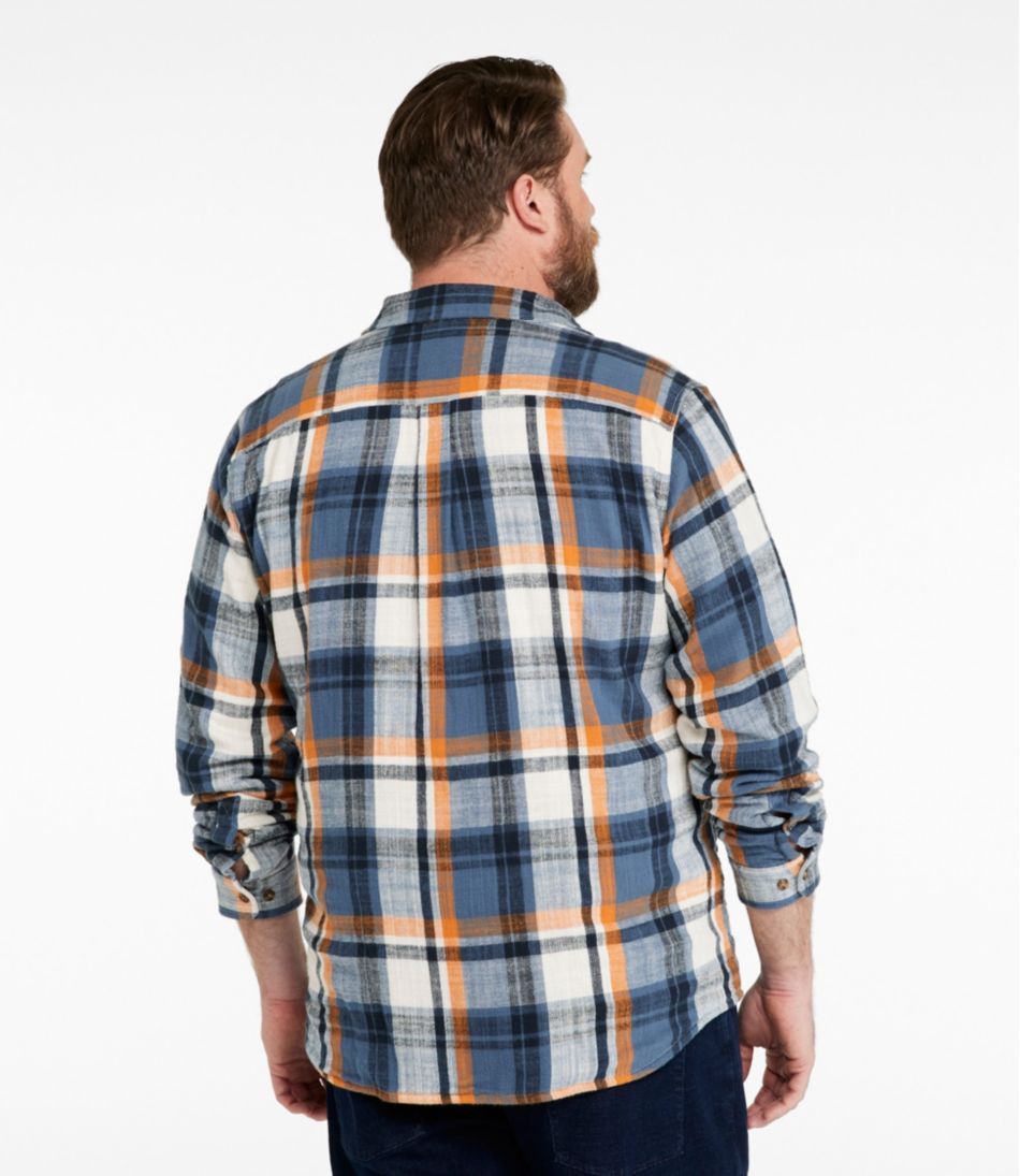 Men's 1912 Field Flannel Shirt, Lined, Slightly Fitted Untucked Fit, Plaid | L.L.Bean outlet