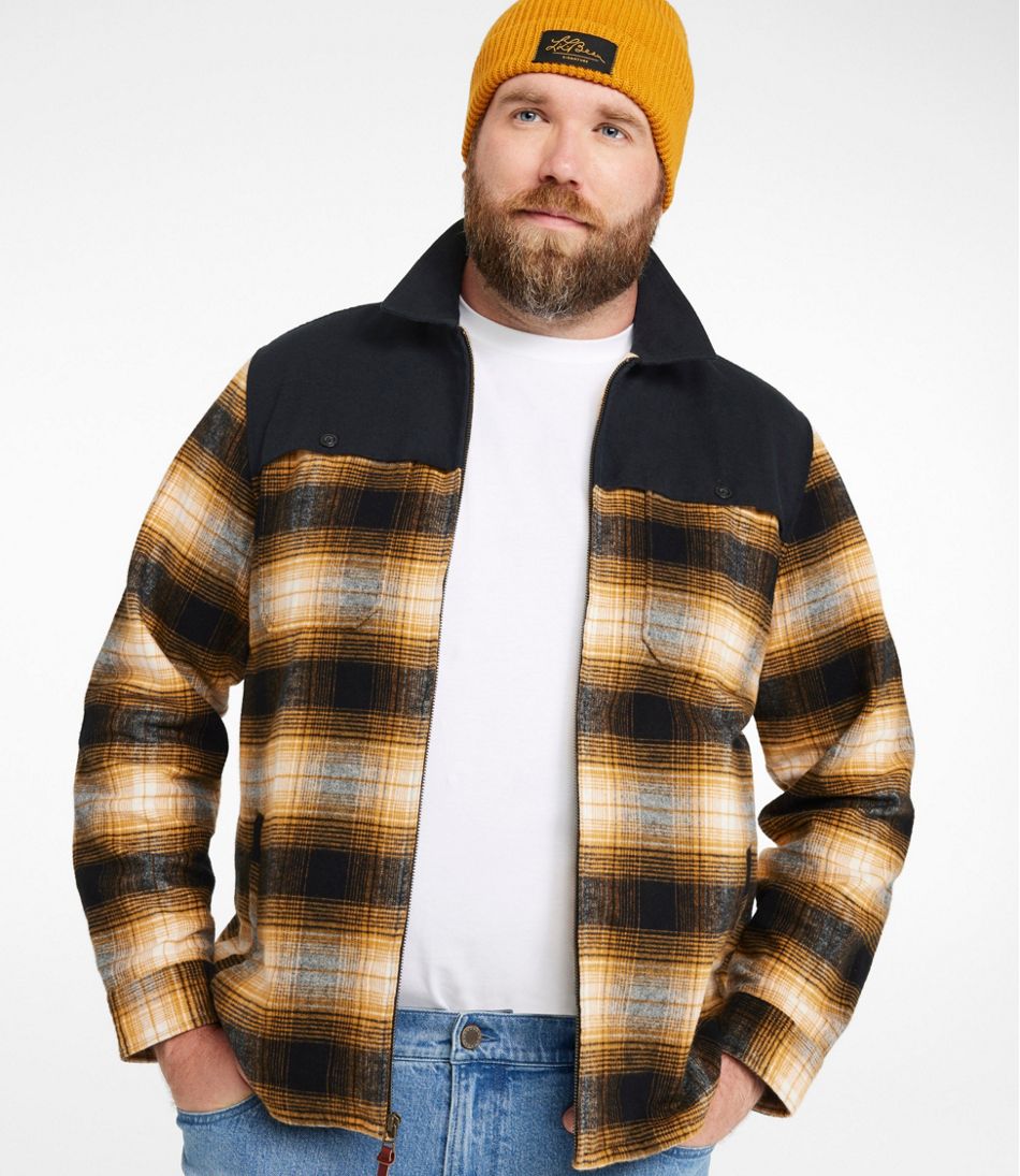 Men's Signature 1965 Chamois Cloth Stag Jacket, Plaid | L.L.Bean online