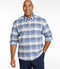 Men's Sunwashed Oxford Shirt, Slightly Fitted Untucked Fit, Plaid | L.L.Bean discount