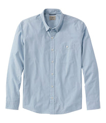 Men's Comfort Stretch Performance® Chambray Shirt, Long-Sleeve, Slightly Fitted Untucked Fit | L.L.Bean near me