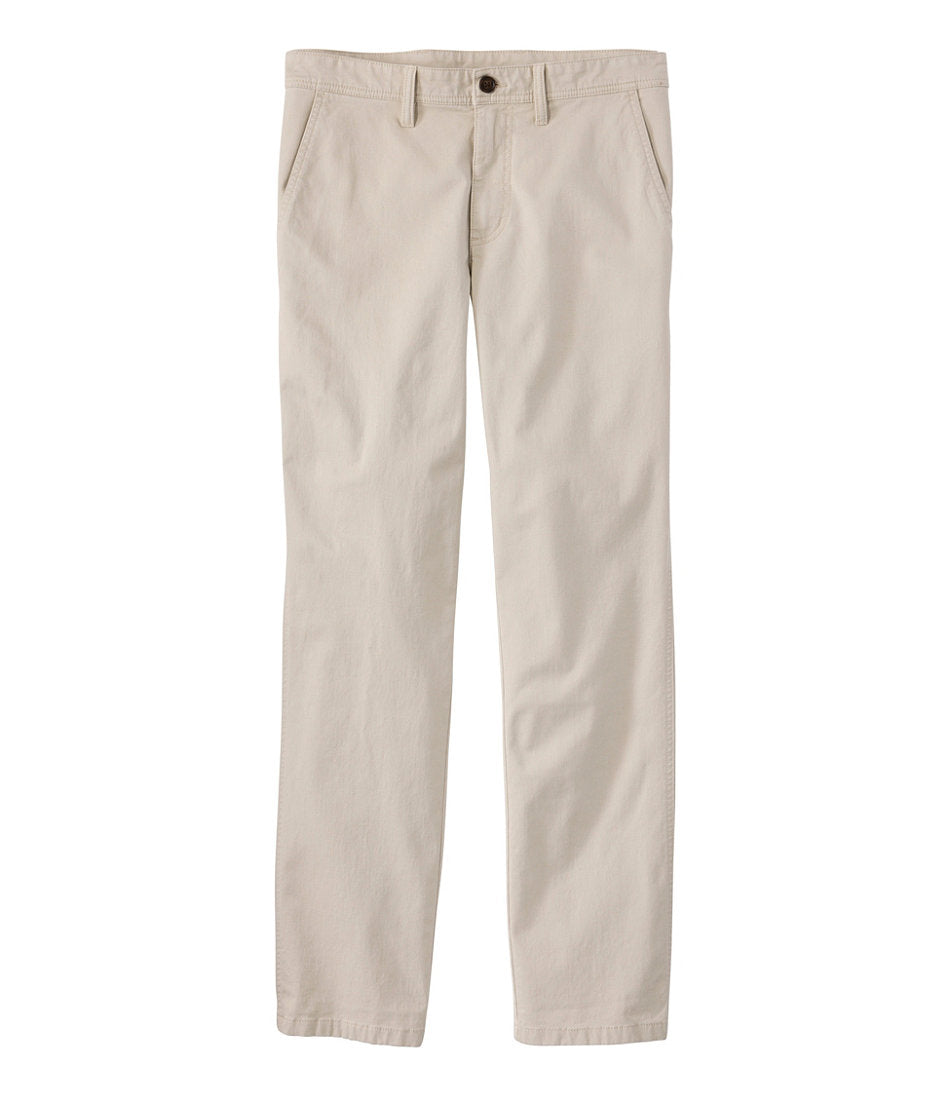 Men's Sunwashed Khaki Pants, Standard Fit, Straight Leg | L.L.Bean discount