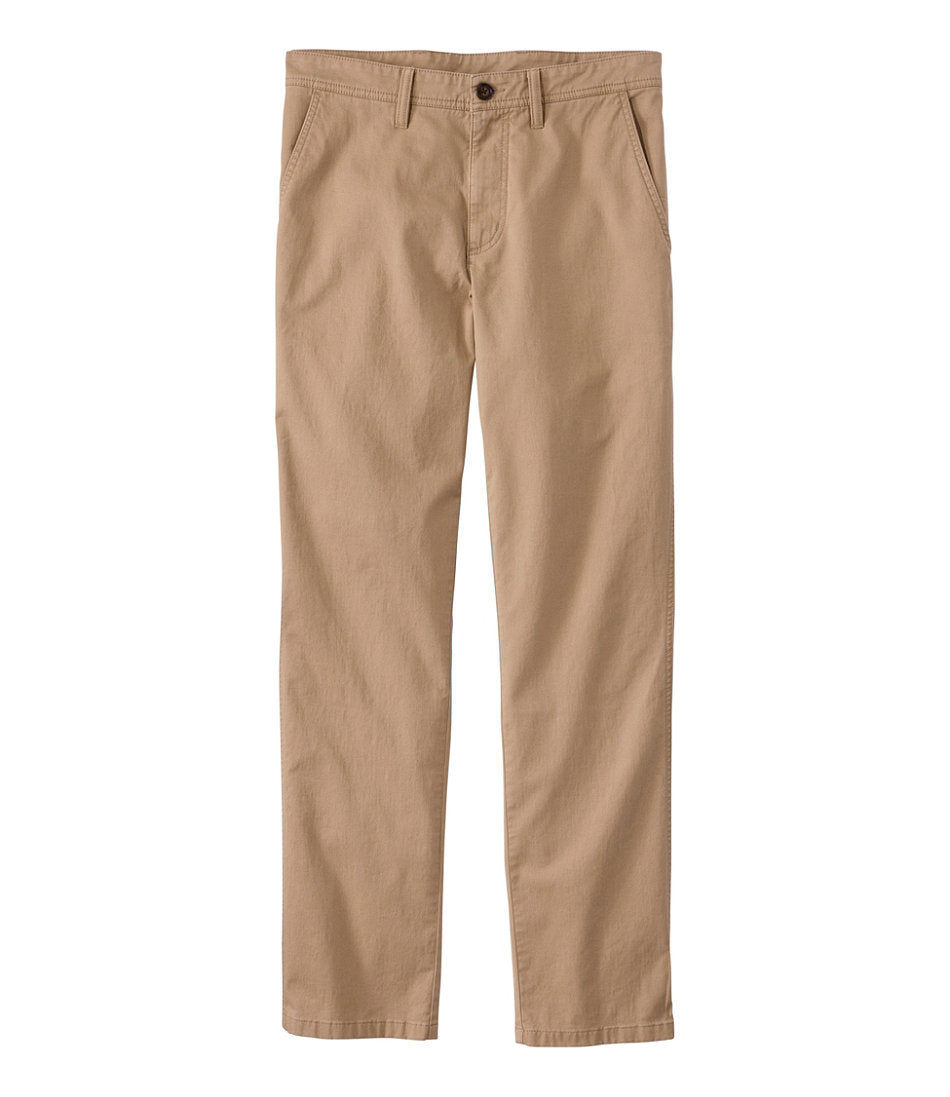 Men's Sunwashed Khaki Pants, Standard Fit, Straight Leg | L.L.Bean discount