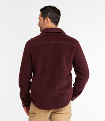 Men's Signature Mixed Media Fleece Shirt Jacket | L.L.Bean near me