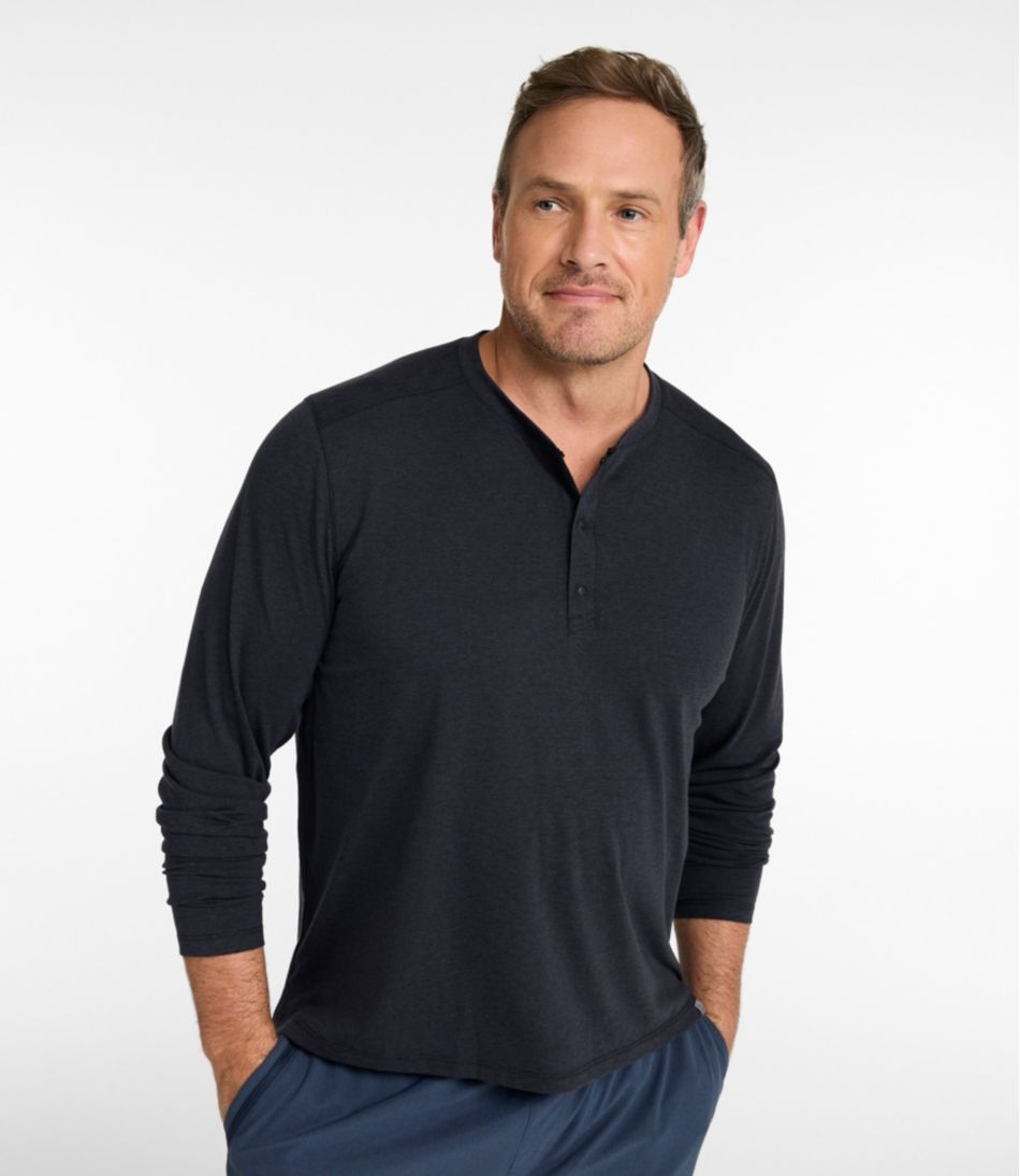 Men's Multisport Lifestyle Henley, Long-Sleeve | L.L.Bean discount