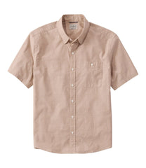 Men's Comfort Stretch Performance® Chambray Shirt, Short-Sleeve, Slightly Fitted Untucked Fit | L.L.Bean online