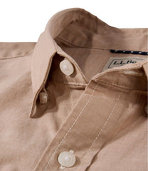 Men's Comfort Stretch Performance® Chambray Shirt, Short-Sleeve, Slightly Fitted Untucked Fit | L.L.Bean online