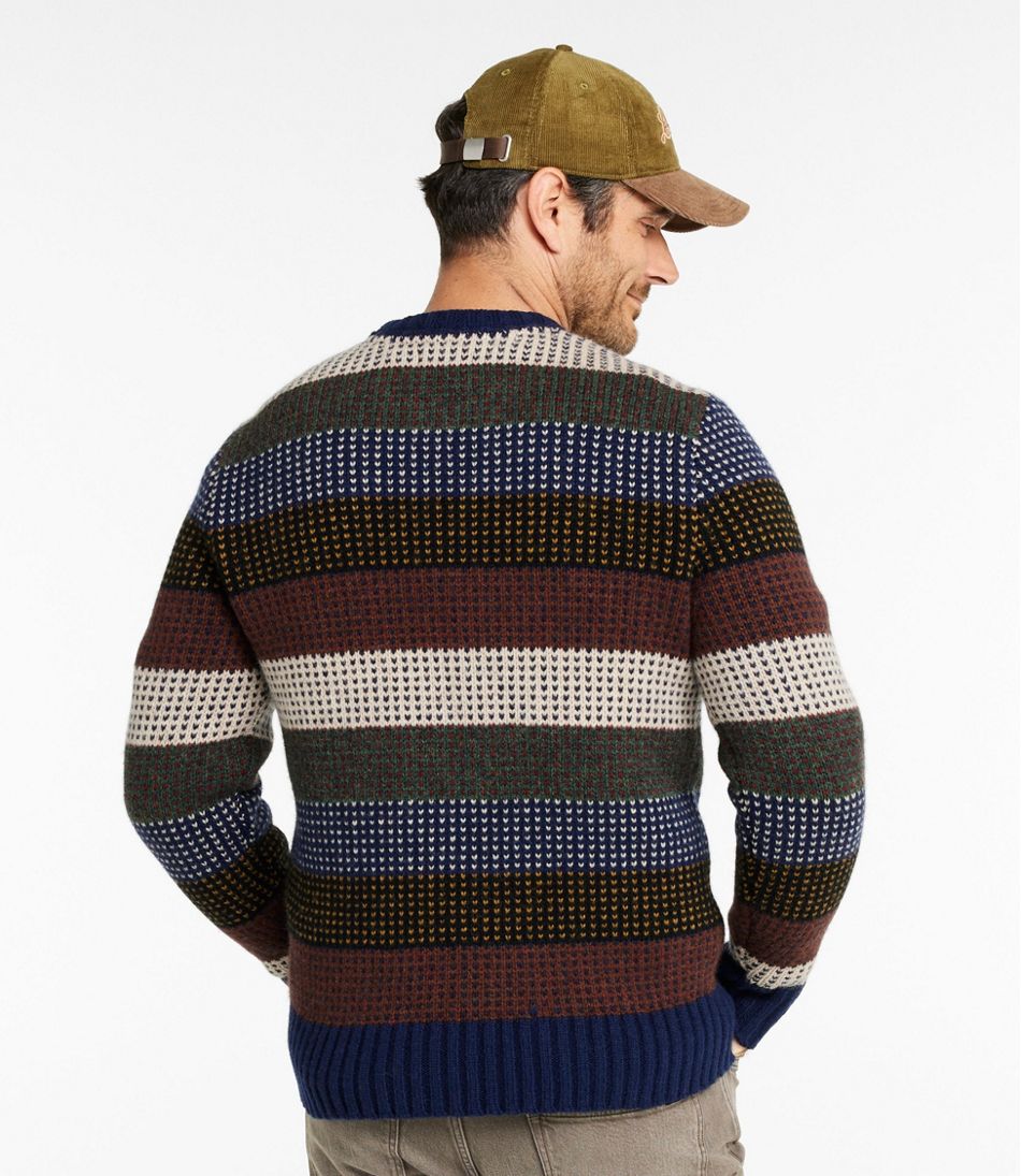 Men's Signature 1980 Matinicus Rock Sweater, Crewneck, Stripe | L.L.Bean discount