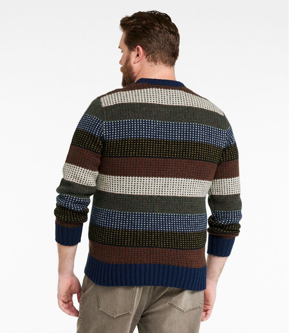 Men's Signature 1980 Matinicus Rock Sweater, Crewneck, Stripe | L.L.Bean discount