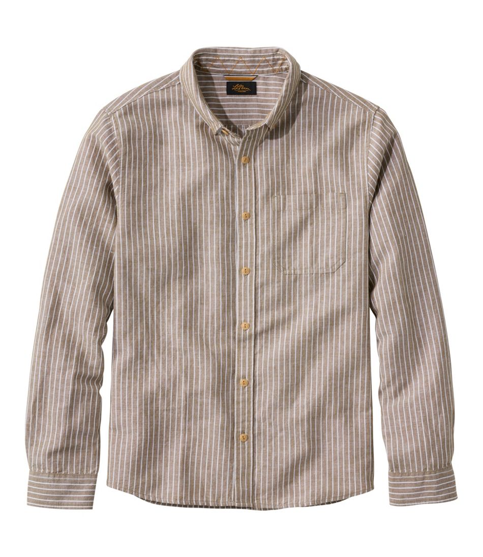 Men's Signature Wharfside Linen Blend Shirt | L.L.Bean online
