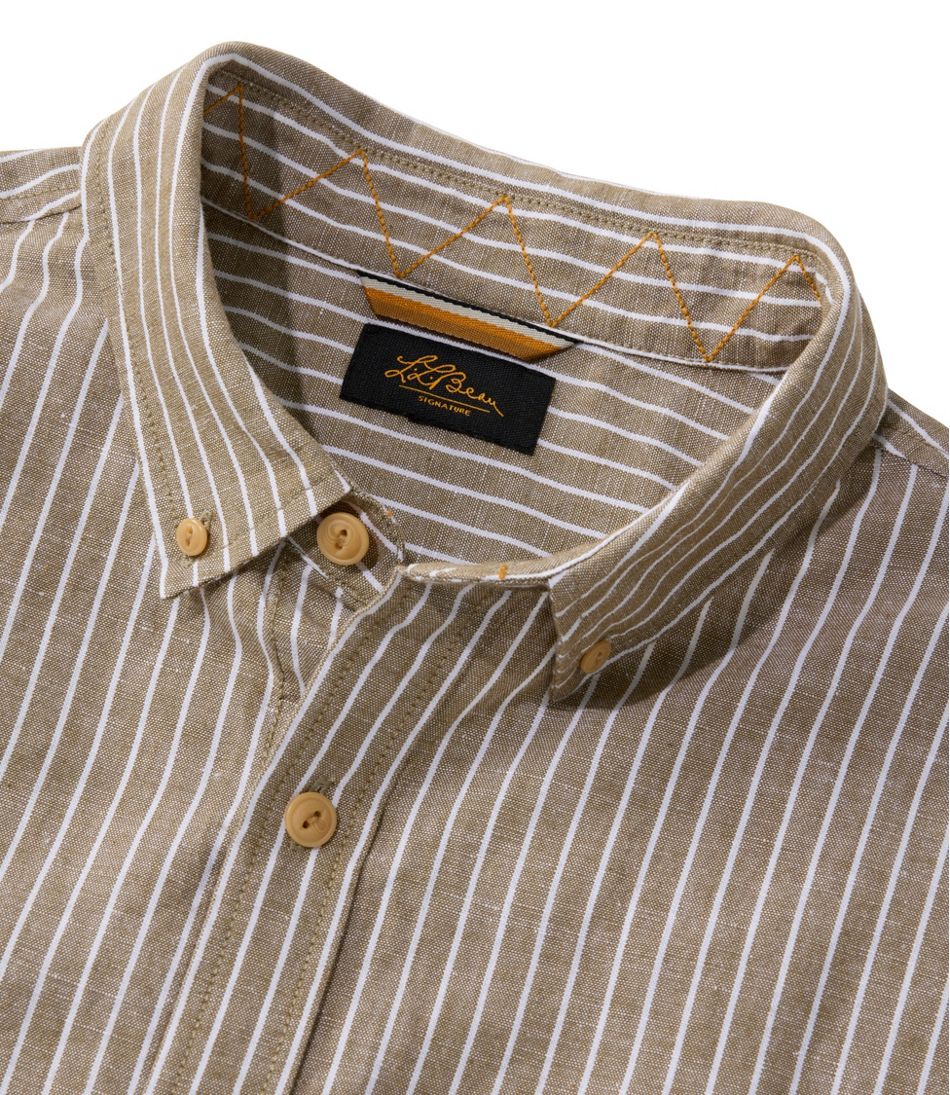 Men's Signature Wharfside Linen Blend Shirt | L.L.Bean online