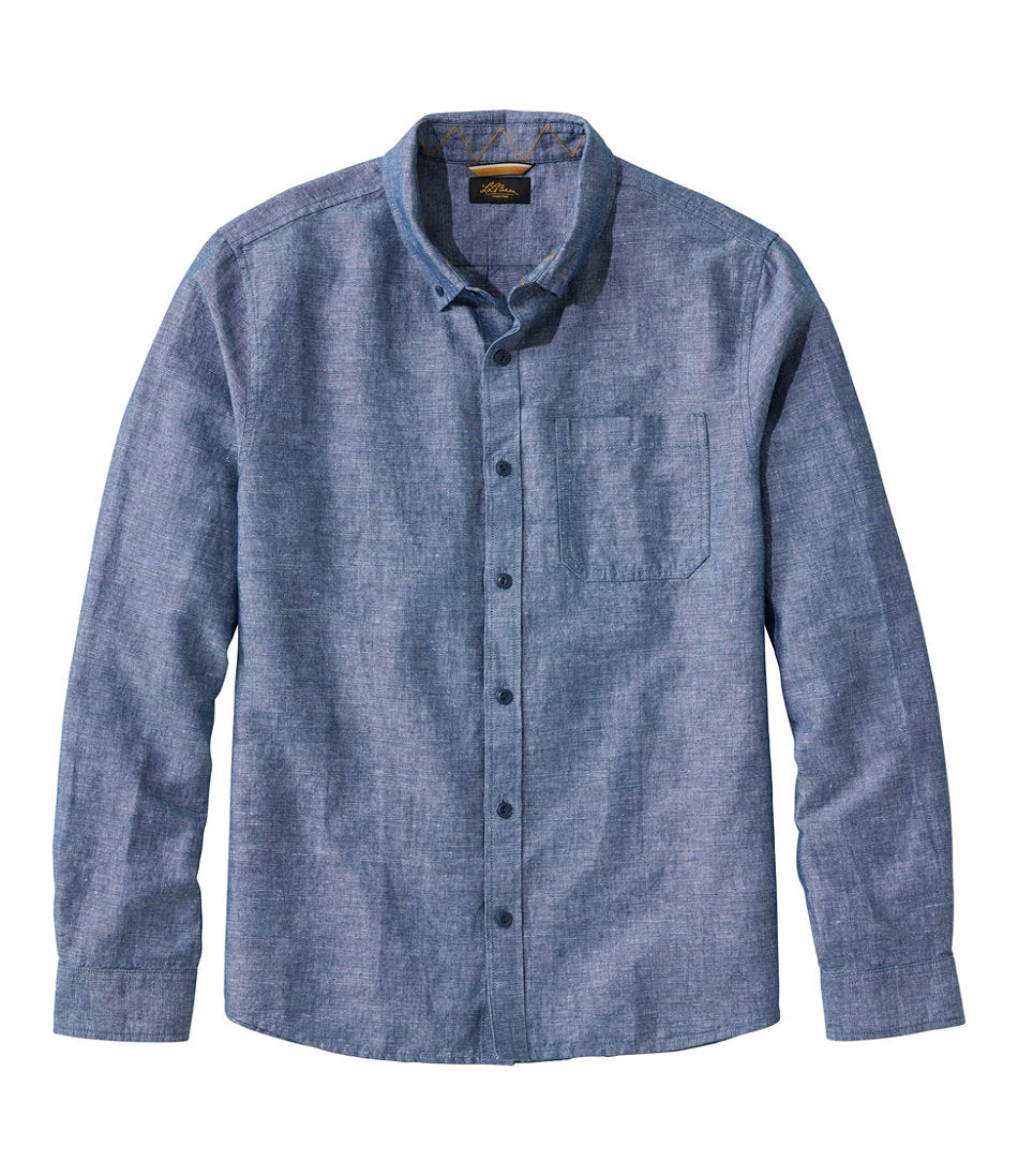 Men's Signature Wharfside Linen Blend Shirt | L.L.Bean online