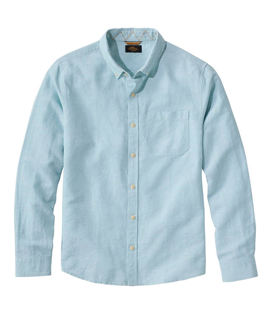 Men's Signature Wharfside Linen Blend Shirt | L.L.Bean online