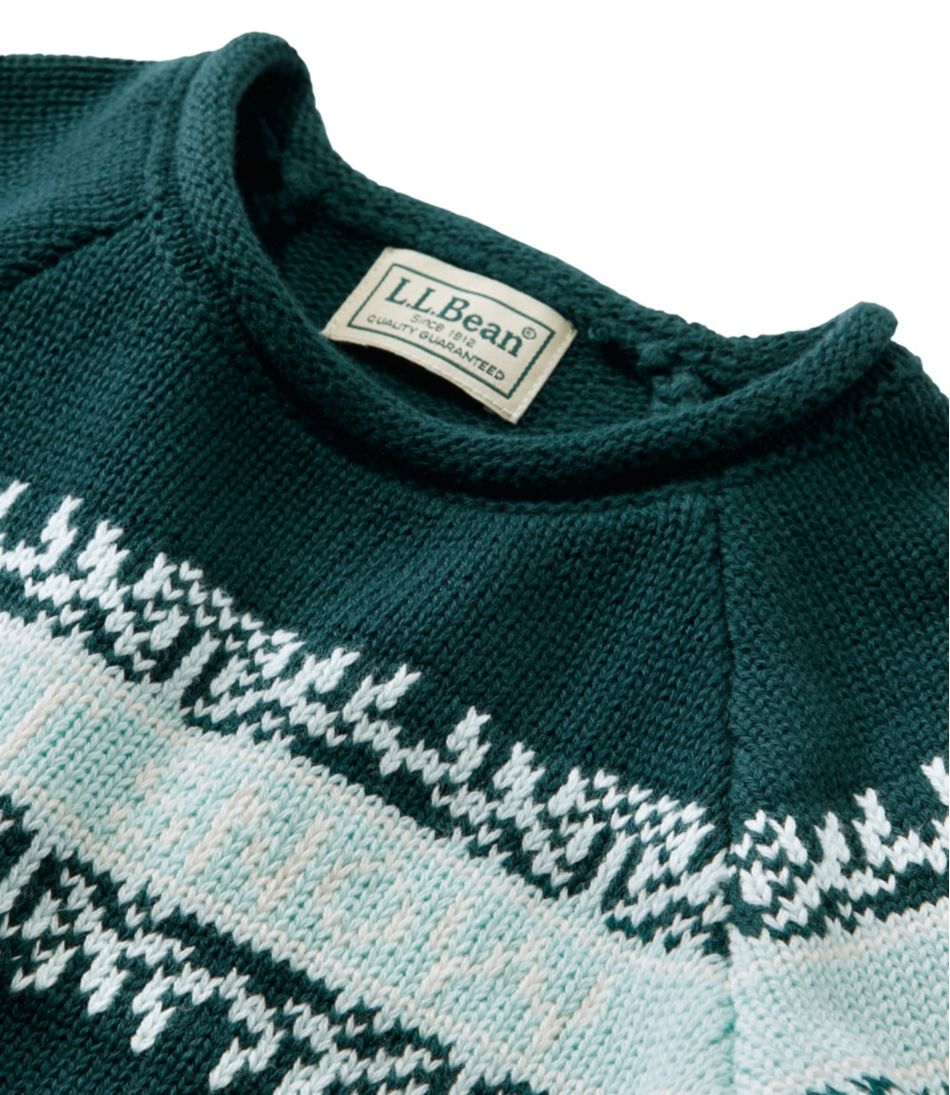 Infants' and Toddlers' Cotton Rollneck Sweater | L.L.Bean sale
