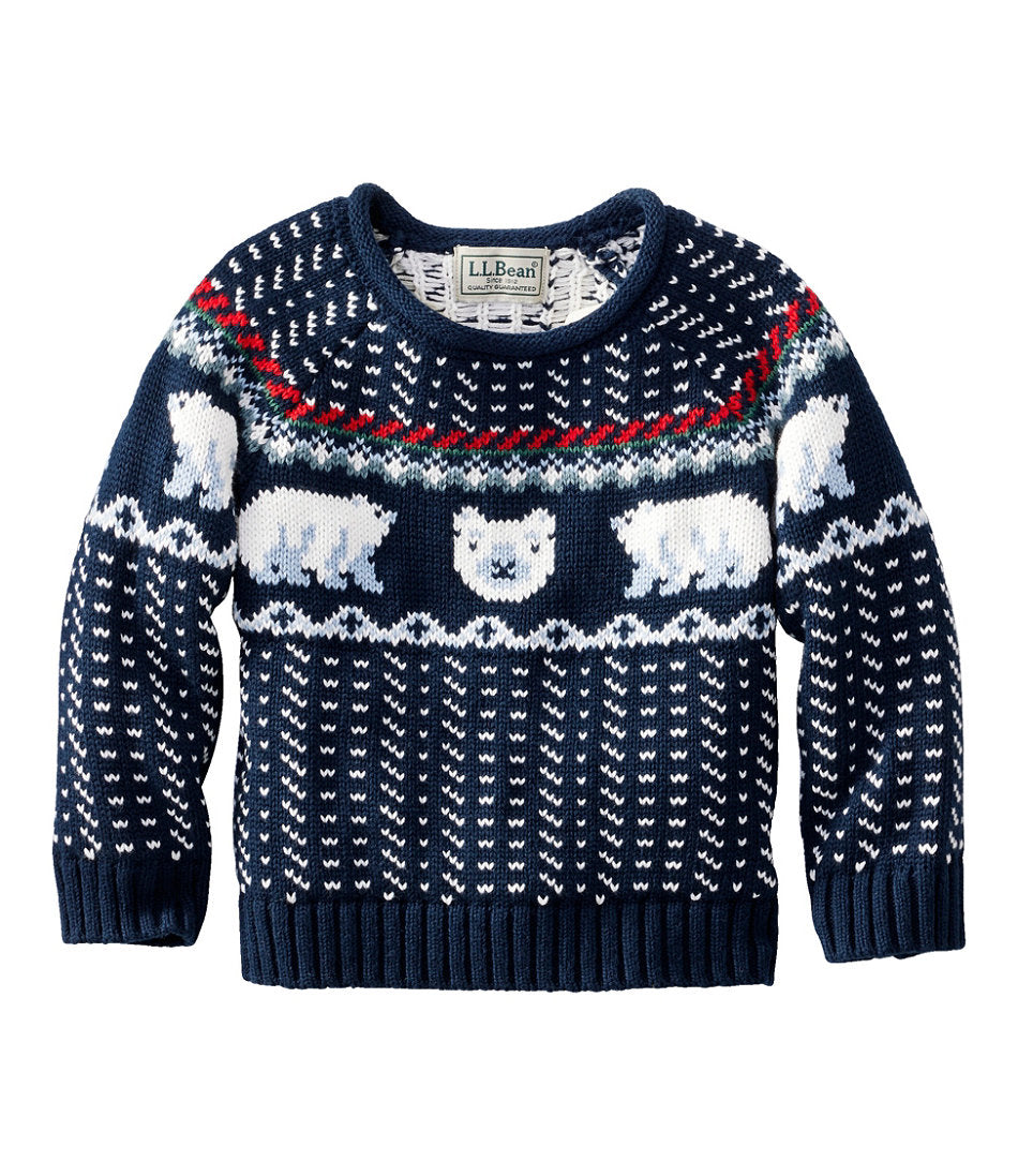 Infants' and Toddlers' Cotton Rollneck Sweater | L.L.Bean sale