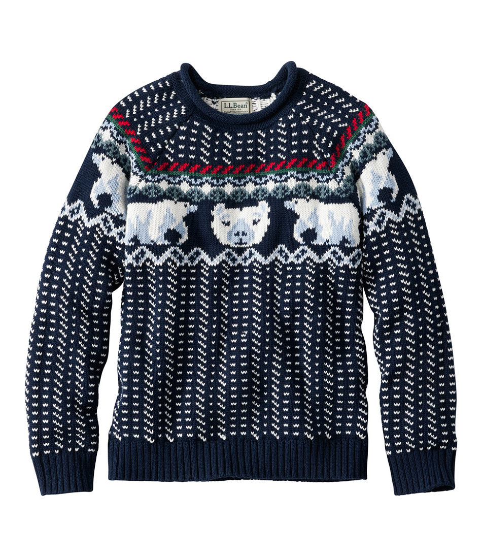 Kids' Cotton Rollneck Sweater | L.L.Bean for sale