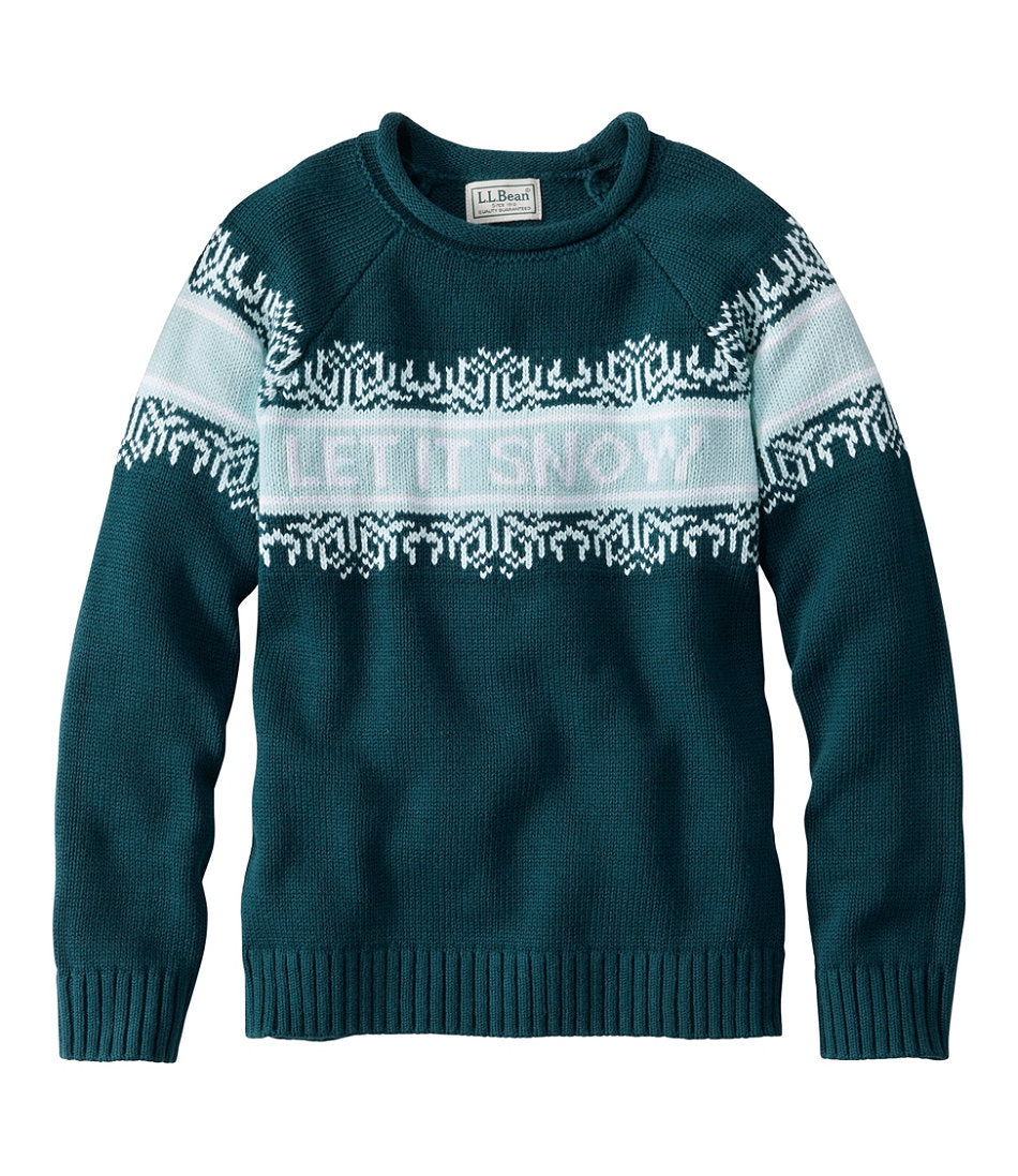 Kids' Cotton Rollneck Sweater | L.L.Bean for sale