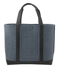 Leather-Trim Wool Tote | L.L.Bean discount