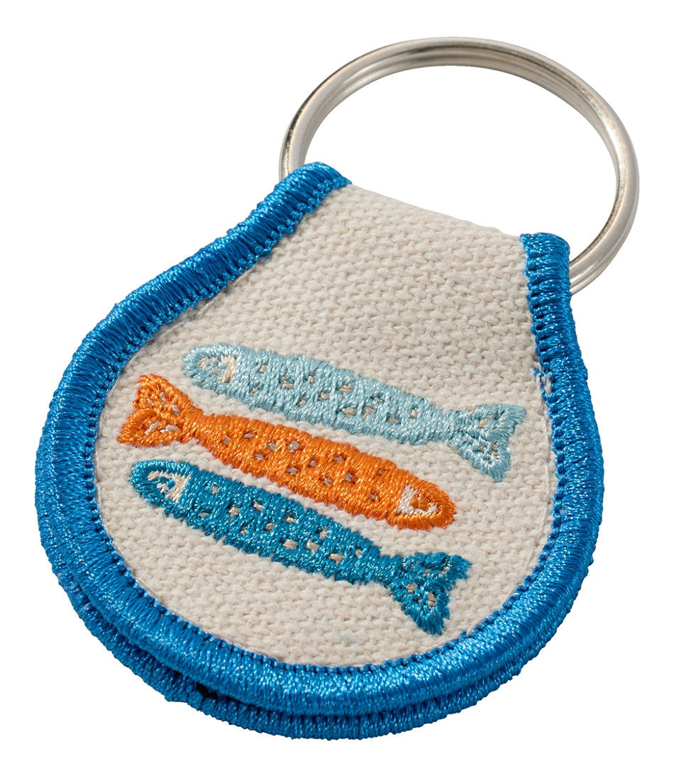 Embroidered Patch Charm, Fish | L.L.Bean online
