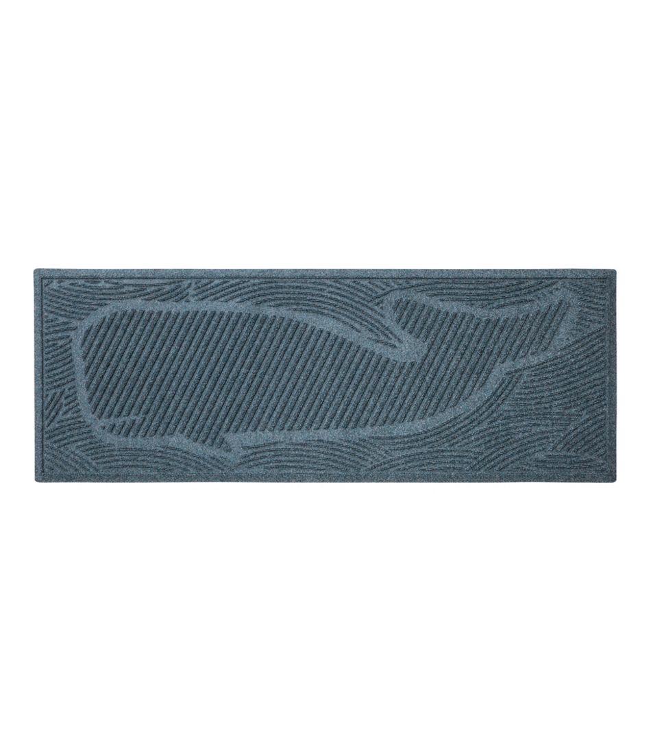 Everyspace Recycled Waterhog Wide Doormat, Swimming Whale | L.L.Bean outlet
