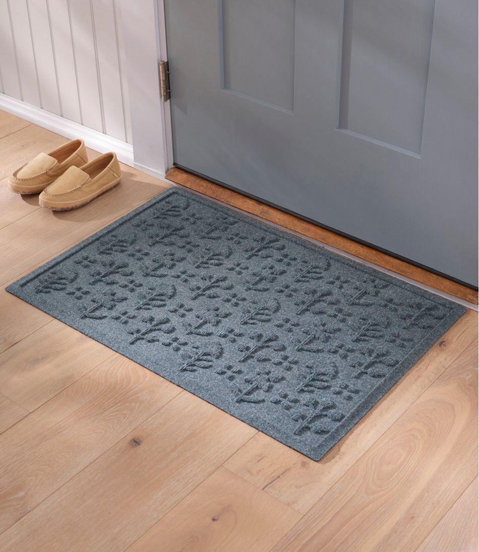 Everyspace Recycled Waterhog Doormat, Botanical Floral | L.L.Bean online